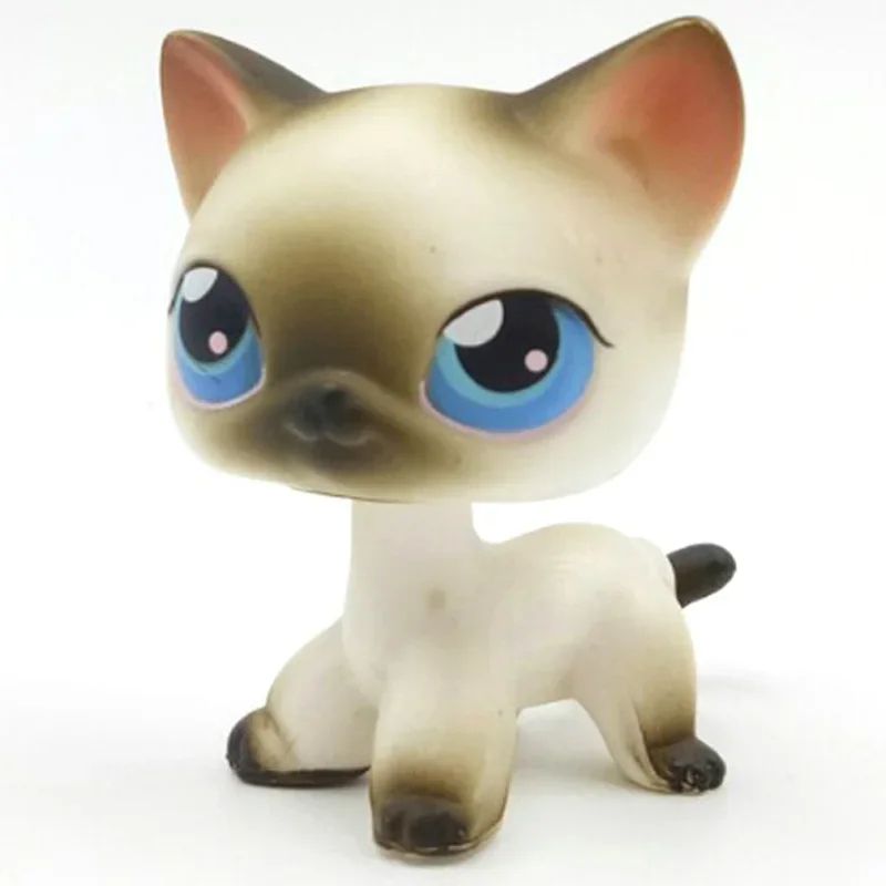 Mini LPS bobblehead figure Short-Hair Kitten Collectible Mini Pet Toy