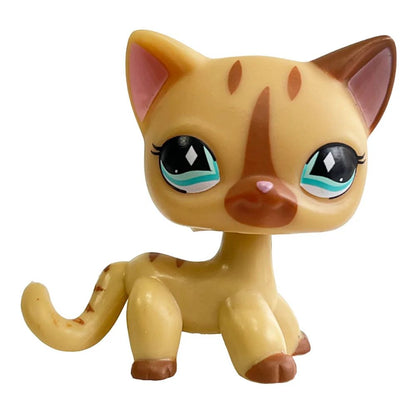 Mini LPS bobblehead figure Short-Hair Kitten Collectible Mini Pet Toy