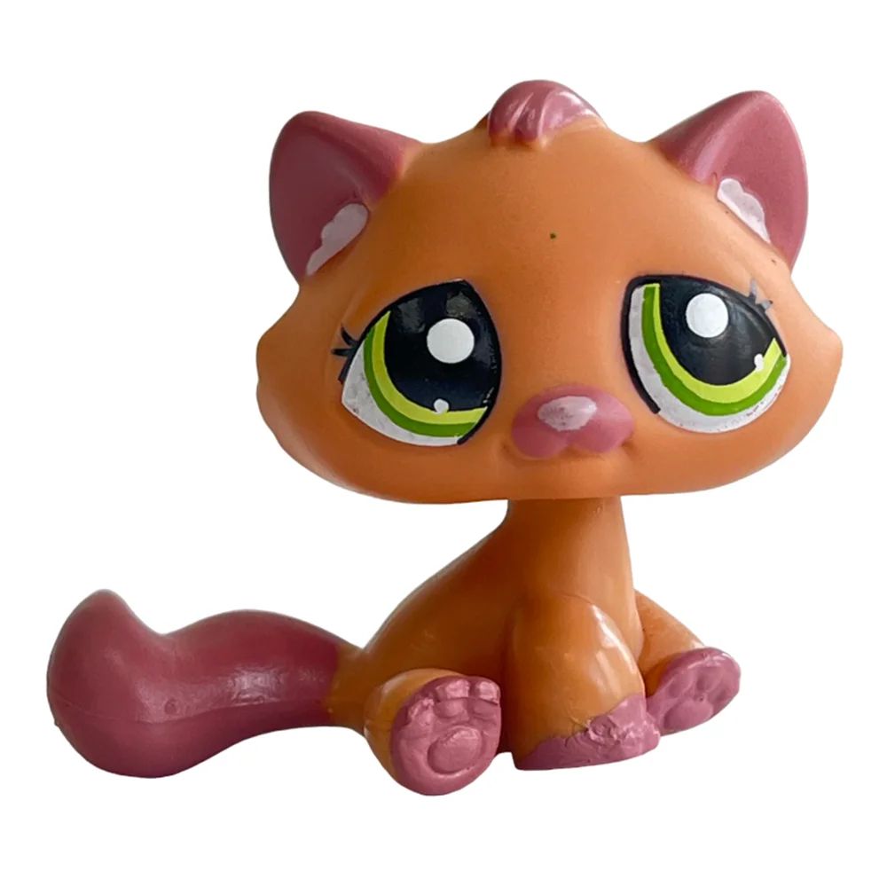 Mini LPS bobblehead figure Short-Hair Kitten Collectible Mini Pet Toy
