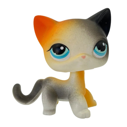 Mini LPS bobblehead figure Short-Hair Kitten Collectible Mini Pet Toy