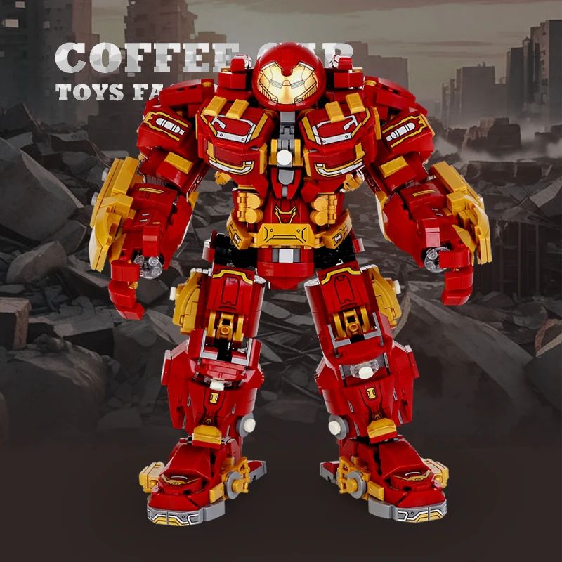 Superheroes Mecha DIY Robot Building Blocks Set 650+ Pieces