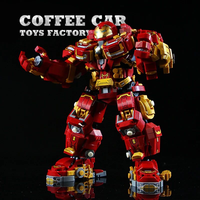 Superheroes Mecha DIY Robot Building Blocks Set 650+ Pieces