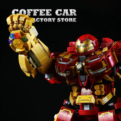 Superheroes Mecha DIY Robot Building Blocks Set 650+ Pieces