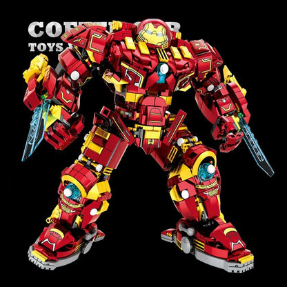 Superheroes Mecha DIY Robot Building Blocks Set 650+ Pieces