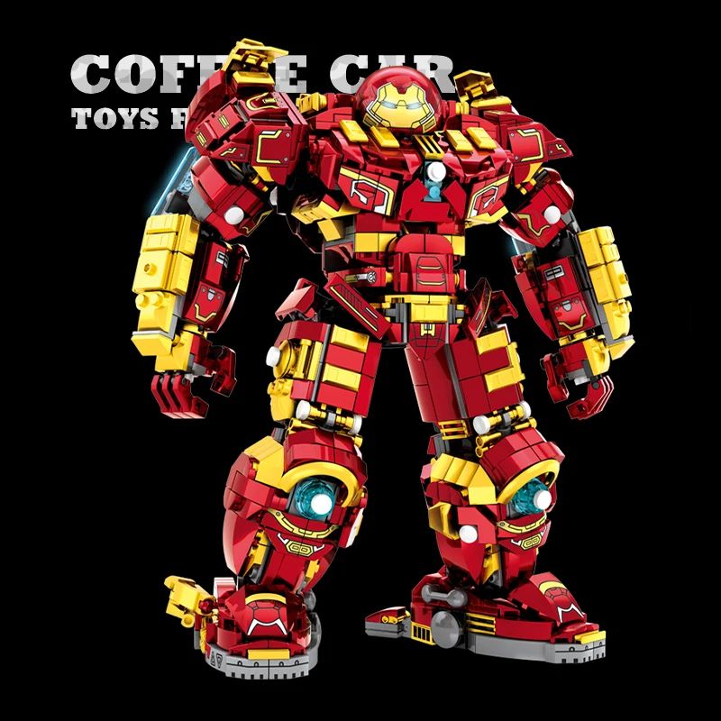 Superheroes Mecha DIY Robot Building Blocks Set 650+ Pieces