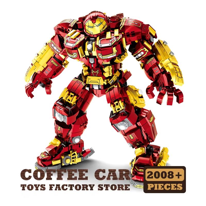 Superheroes Mecha DIY Robot Building Blocks Set 650+ Pieces