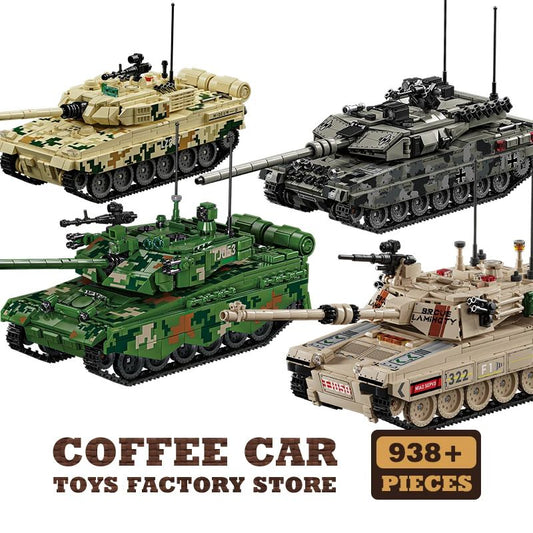 WW2 Military Tank Building Blocks Set Army Vehicle Model Toy for Kids and Collectors
