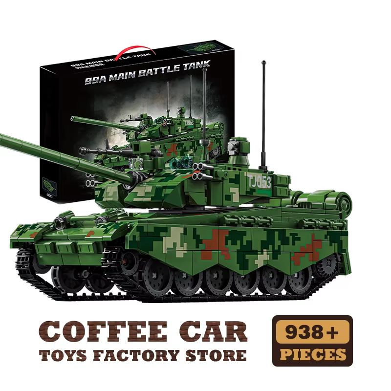 WW2 Military Tank Building Blocks Set Army Vehicle Model Toy for Kids and Collectors