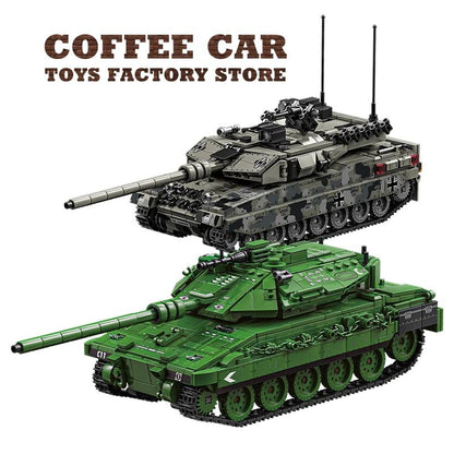 WW2 Military Tank Building Blocks Set Army Vehicle Model Toy for Kids and Collectors