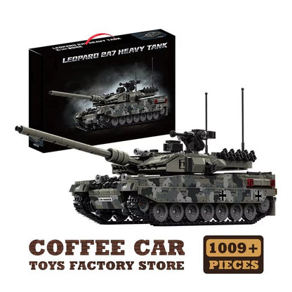 WW2 Military Tank Building Blocks Set Army Vehicle Model Toy for Kids and Collectors