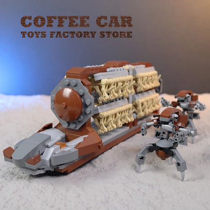 Star Plan Attack Craft Building Bricks Set 3D Robot and Spacecraft Model