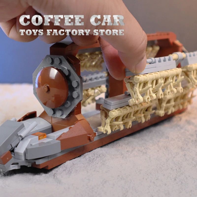 Star Plan Attack Craft Building Bricks Set 3D Robot and Spacecraft Model