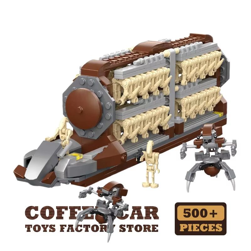 Star Plan Attack Craft Building Bricks Set 3D Robot and Spacecraft Model