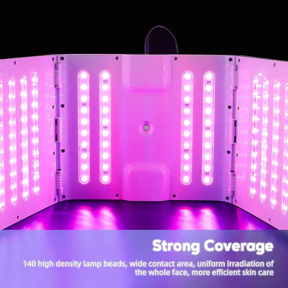 7-Color LED Light Therapy Skin Rejuvenation Device with PDT Nano Water Sprayer