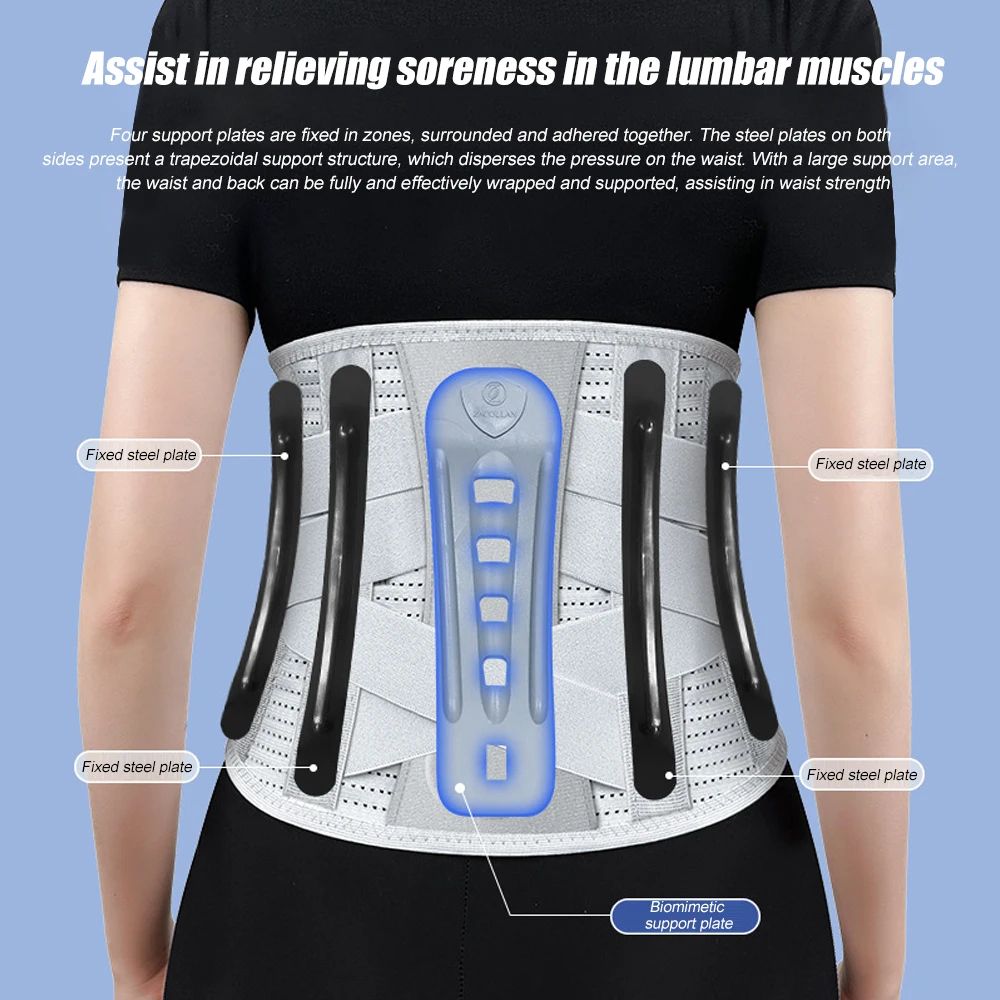 Premium Lumbar Support Belt – Back Brace for Lower Back Pain & Herniated Disc Relief