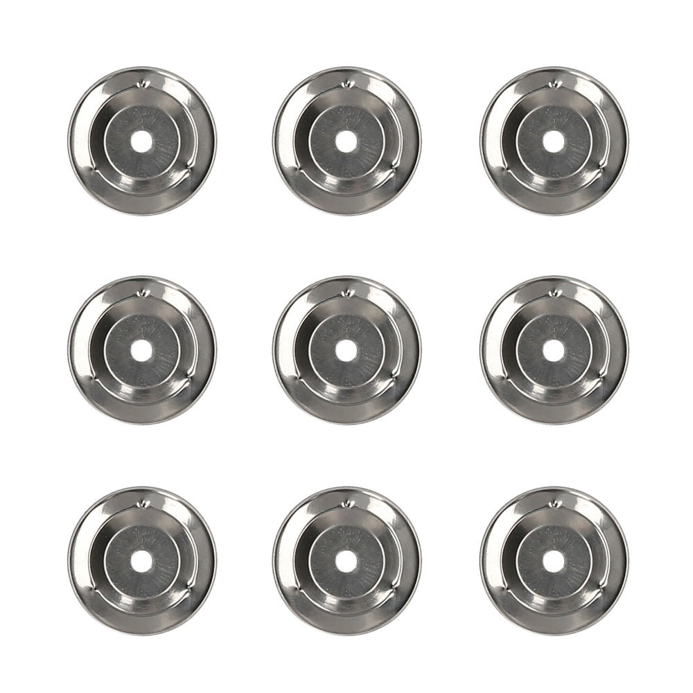 Double Row Tambourine Jingle Ring, Stainless Steel Drum Cymbal Ring
