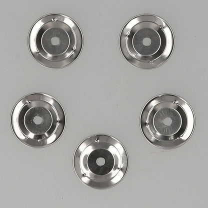 Double Row Tambourine Jingle Ring, Stainless Steel Drum Cymbal Ring