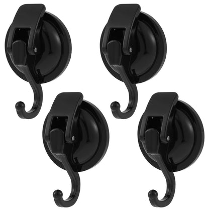Heavy-Duty Suction Cup Hooks (2-Pack), No-Drill Shower & Kitchen Vacuum Hooks