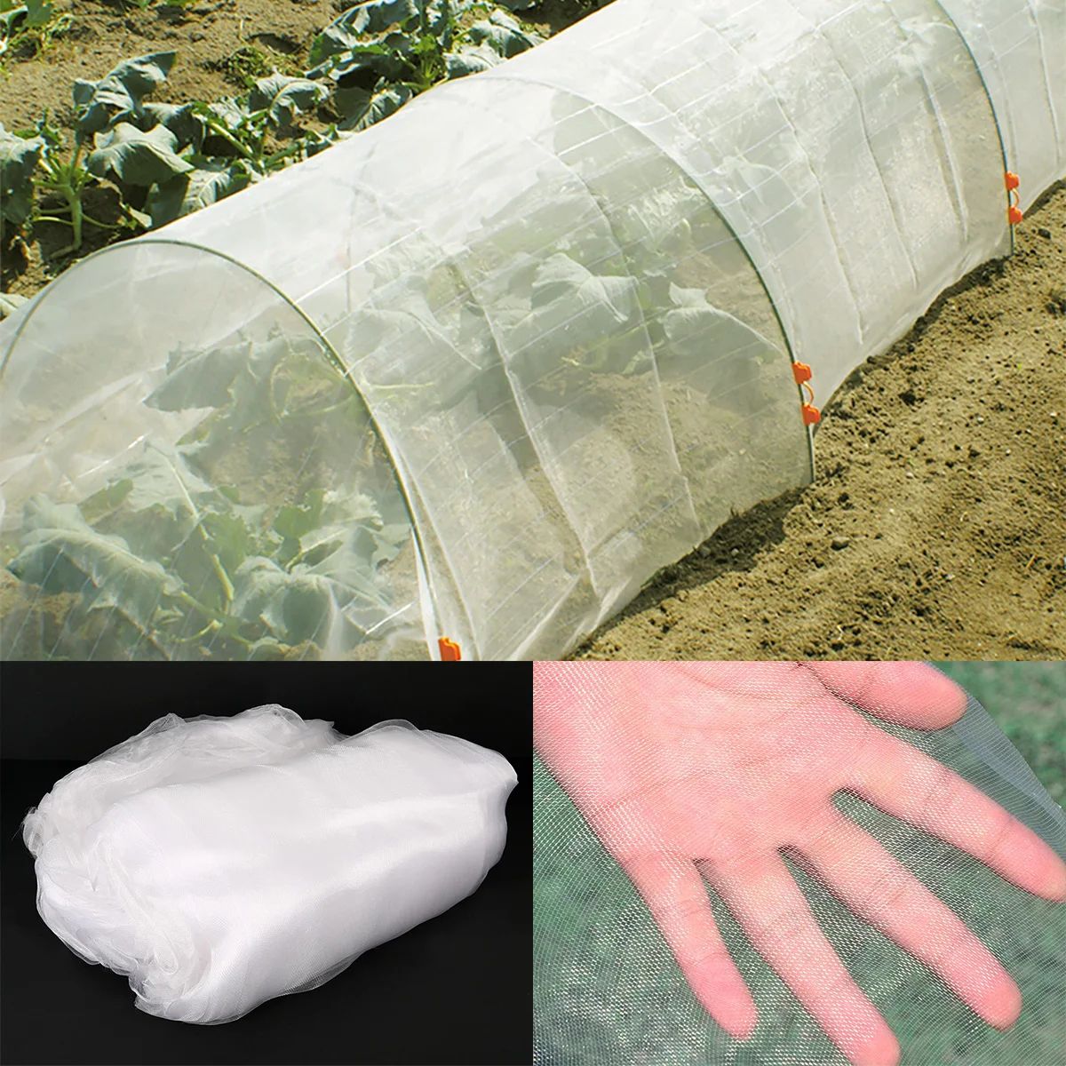 Fine Mesh Insect Netting for Garden Vegetable Protection Net and Anti Bird Netting