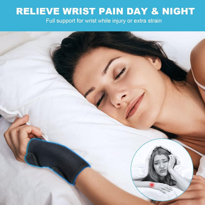 Wrist Brace for Carpal Tunnel Relief Left & Right Hand, Pain Relief Night Sleep Support for Men & Women