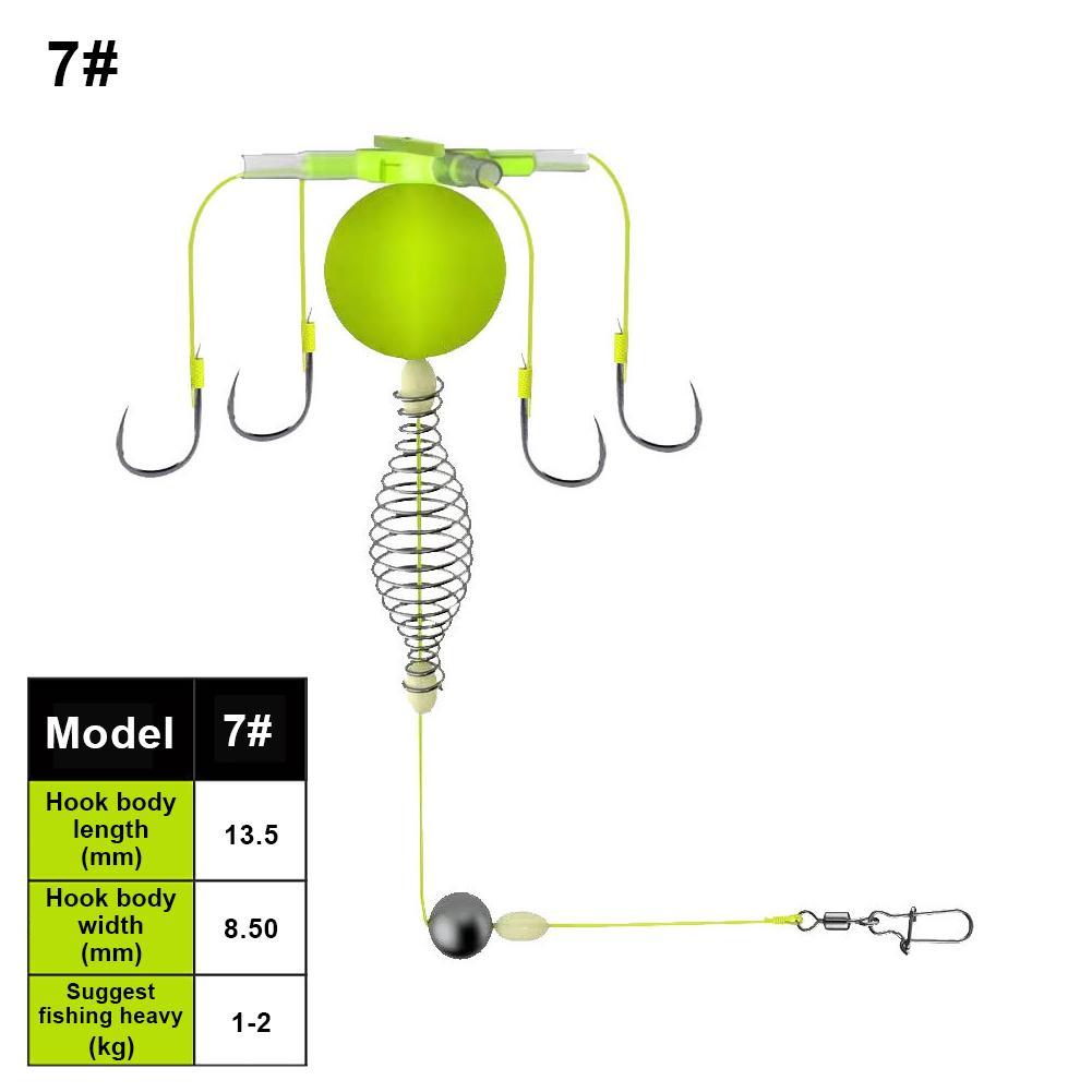 Fishing Bait Cage with Anti-Winding Hook & Float Line Feeder Sinker for Efficient Fishing