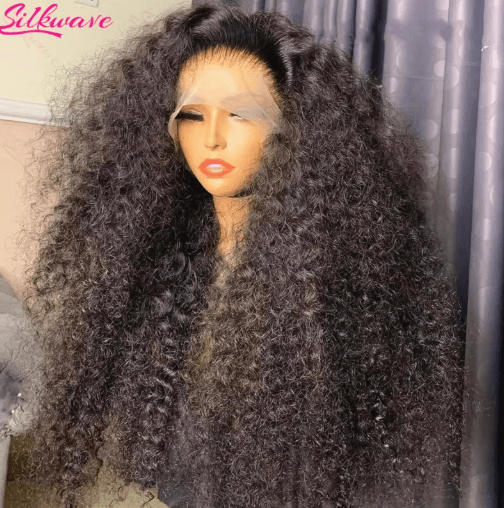 13by6 HD Lace Frontal Deep Wave Human Hair Wig, 250 Density Brazilian Curly Wig
