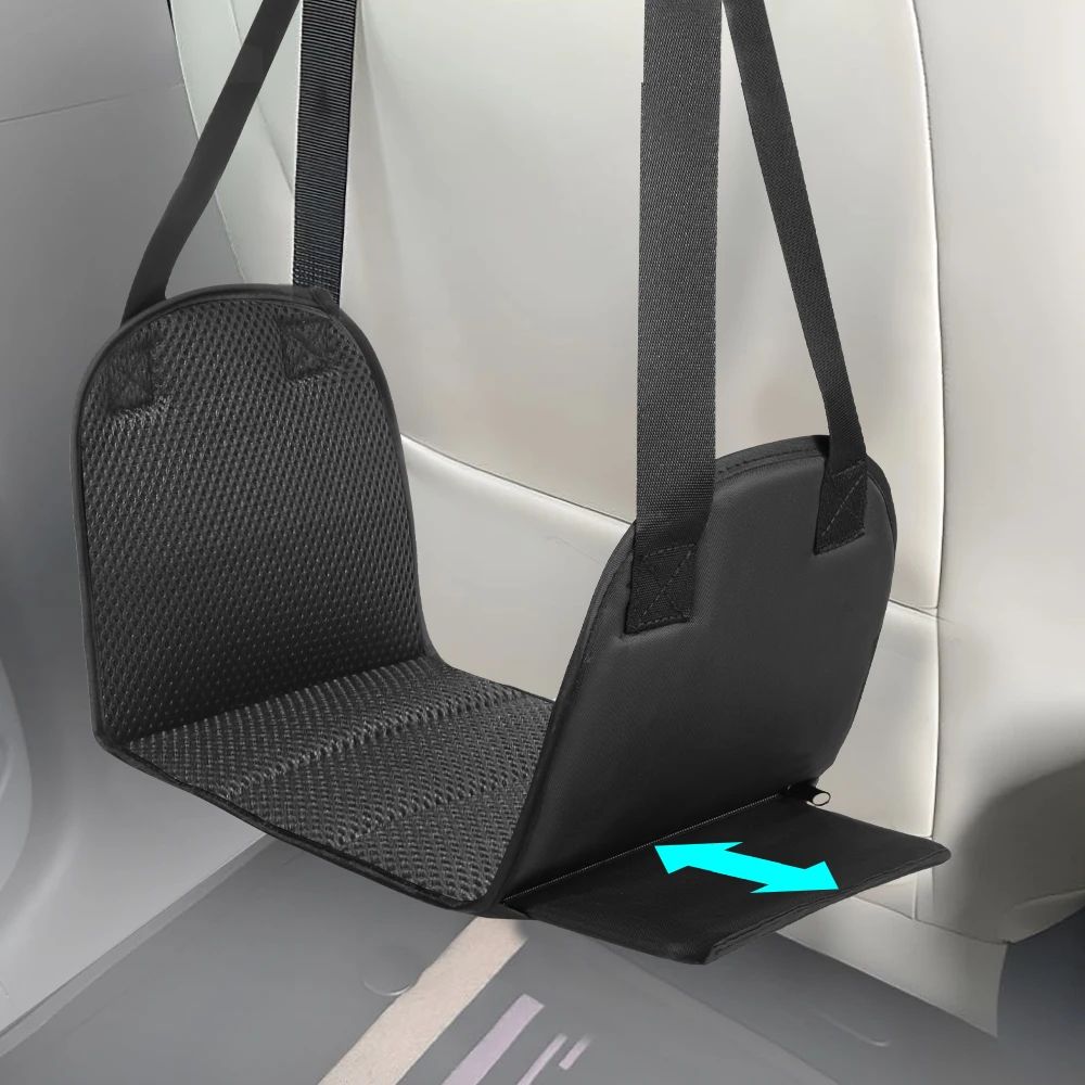 SkyRest Comfort Sling – Airplane Foot Hammock with Memory Foam Pad & Adjustable Strap
