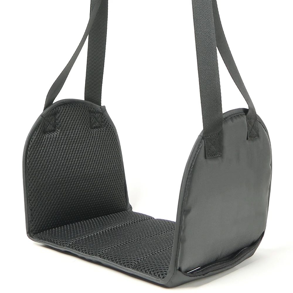 SkyRest Comfort Sling – Airplane Foot Hammock with Memory Foam Pad & Adjustable Strap