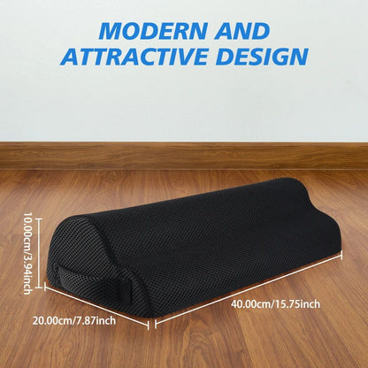 ComfortRise Memory Support – Memory Foam Office Foot Rest & Under Desk Leg Elevation Pillow