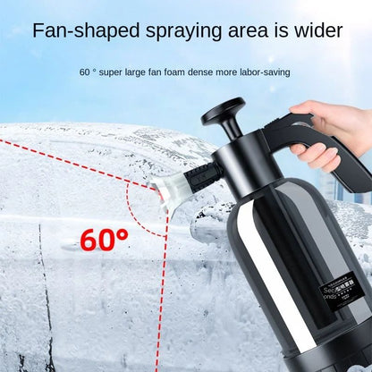 ProClean 2L Hand Pump Foam Cannon Sprayer - Powerful Car Wash & Snow Foam Cleaning Kit