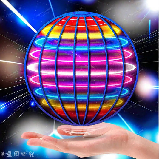 Interactive LED Hover Sphere Toy – Hand-Controlled 360° Flying Ball for Kids