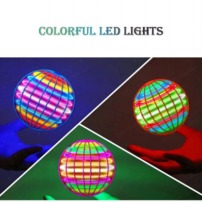 Interactive LED Hover Sphere Toy – Hand-Controlled 360° Flying Ball for Kids
