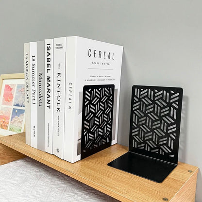 Crafted Door Metal Bookends – Heavy-Duty Gothic Design for Book Lovers