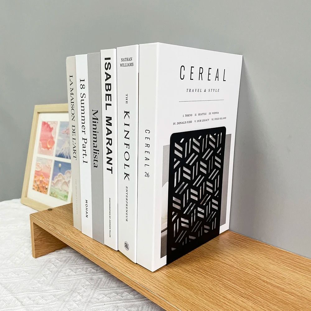 Crafted Door Metal Bookends – Heavy-Duty Gothic Design for Book Lovers