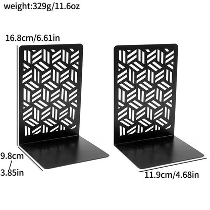 Crafted Door Metal Bookends – Heavy-Duty Gothic Design for Book Lovers