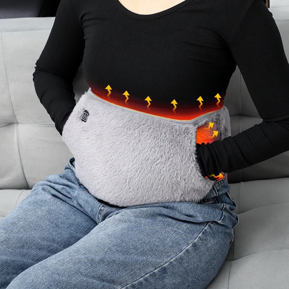 Electric Heating Waist Belt & USB Hand Warmer – Thermal Comfort for Abdominal & Lumbar Support