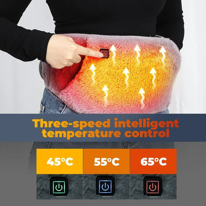 Electric Heating Waist Belt & USB Hand Warmer – Thermal Comfort for Abdominal & Lumbar Support
