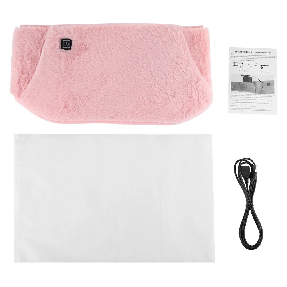 Electric Heating Waist Belt & USB Hand Warmer – Thermal Comfort for Abdominal & Lumbar Support