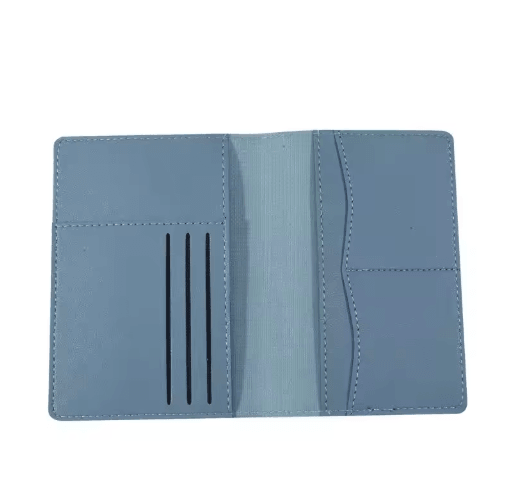 PU Leather Passport Holder Travel Wallet Multifunctional Document and Card Organizer