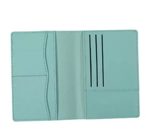 PU Leather Passport Holder Travel Wallet Multifunctional Document and Card Organizer