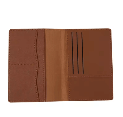 PU Leather Passport Holder Travel Wallet Multifunctional Document and Card Organizer