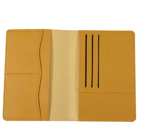 PU Leather Passport Holder Travel Wallet Multifunctional Document and Card Organizer