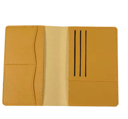 PU Leather Passport Holder Travel Wallet Multifunctional Document and Card Organizer