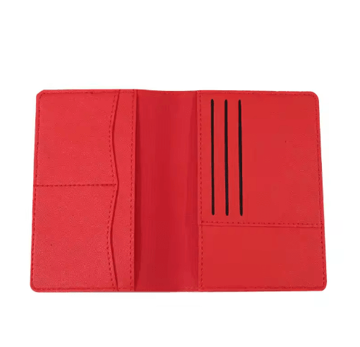 PU Leather Passport Holder Travel Wallet Multifunctional Document and Card Organizer