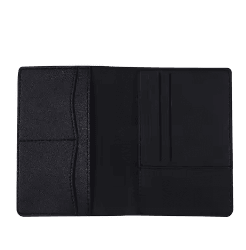 PU Leather Passport Holder Travel Wallet Multifunctional Document and Card Organizer