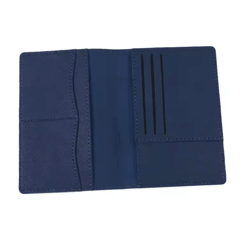 PU Leather Passport Holder Travel Wallet Multifunctional Document and Card Organizer