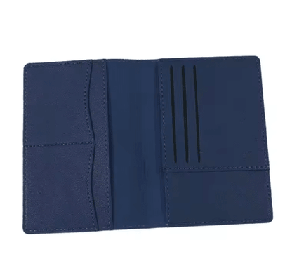 PU Leather Passport Holder Travel Wallet Multifunctional Document and Card Organizer