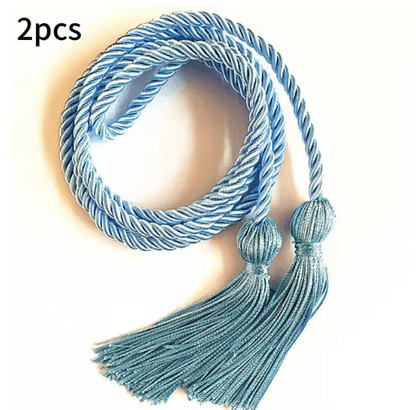 Graduation Honor Cords Braided Tassel Rope for Bachelor Gown 1 yo 2PCS
