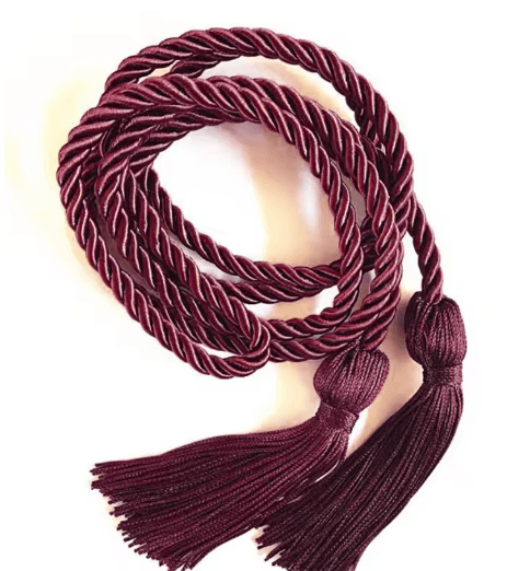 Graduation Honor Cords Braided Tassel Rope for Bachelor Gown 1 yo 2PCS