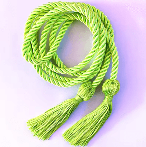 Graduation Honor Cords Braided Tassel Rope for Bachelor Gown 1 yo 2PCS